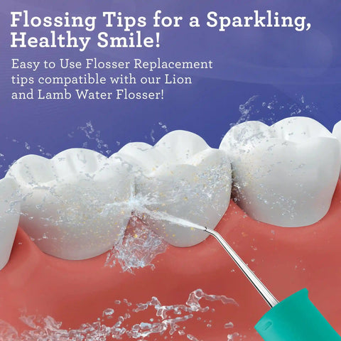 Lion & Lamb 2.0 Replacement Water Flosser Tips