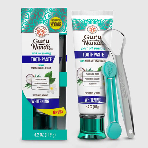 Hydroxyapatite & Neem Whitening Toothpaste, Fluoride Free