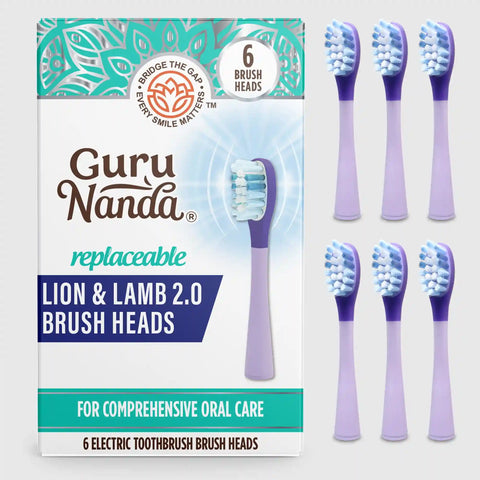 Lion & Lamb 2.0 Replacement Brush Heads – 6 Pack