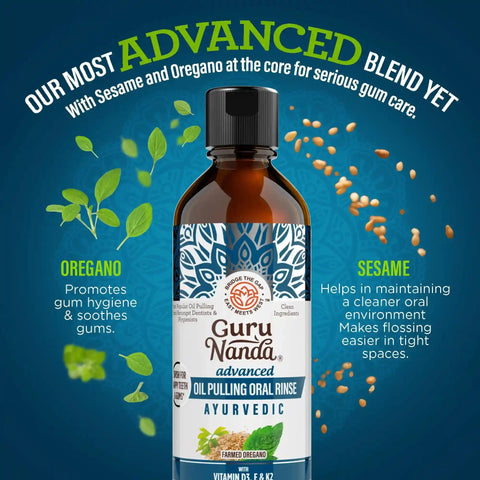 Advanced Oil Pulling with Sesame & Oregano – 8 fl oz