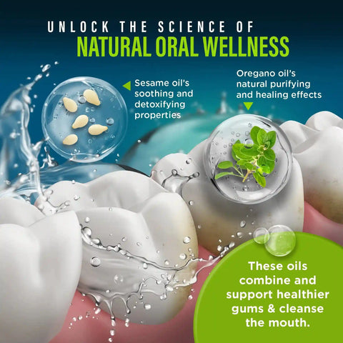 Advanced Oil Pulling with Sesame & Oregano – 8 fl oz