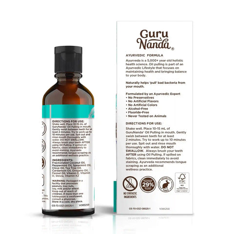 Cocomint Oil Pulling with 7 Essential Oils & Vitamins D3, E & K2