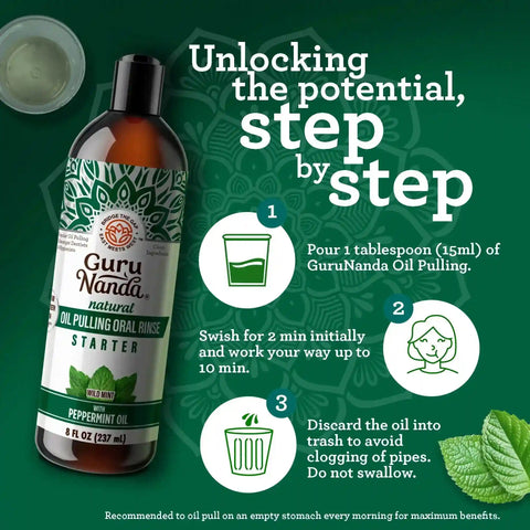 Coconut & Peppermint Oil Pulling – 8 fl oz