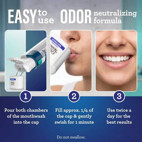 Dual Barrel Oxyburst Whitening Mouthwash, Wild Mint