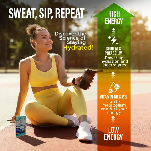 Hydramate Electrolyte Drink Mix, Lemon Lime – 48 Count