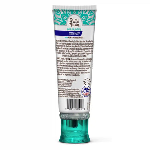 Hydroxyapatite & Neem Whitening Toothpaste, Fluoride Free
