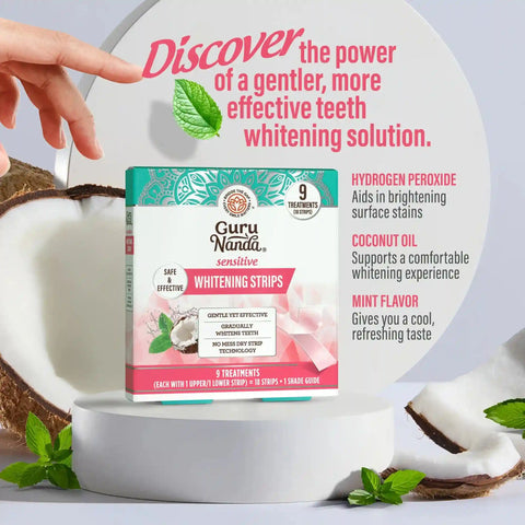 Sensitive Whitening Strips – 9 Day Treatment