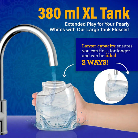 Deep Clean Dental Water Flosser 2.0 XL (380ml)