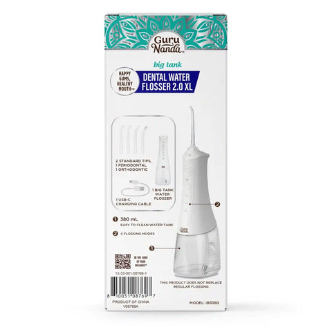 Deep Clean Dental Water Flosser 2.0 XL (380ml)