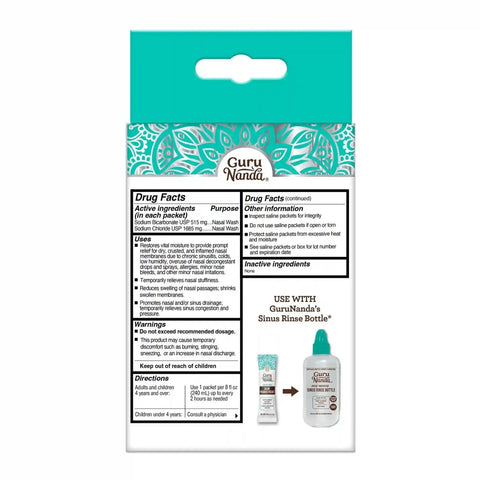 Premixed Saline Packets - 192 Count