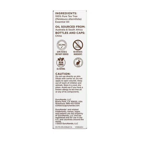 Tea Tree Essential Oil, 15 mL